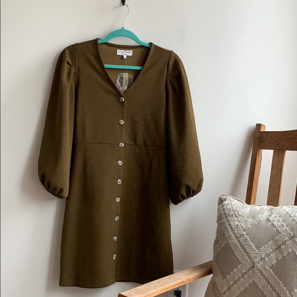 NWT Madewell Button Down Dress